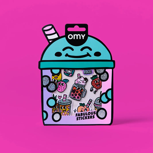 Große fabelhafte Sticker, Bubble Tea