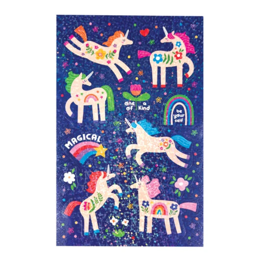 Sticker-Set, Magische Einhörner