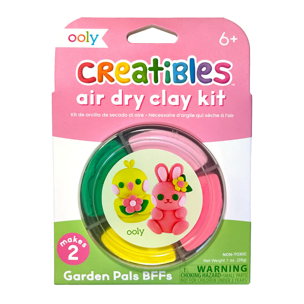 Lufttrocknender Ton Set „Garden Pals BFFs“