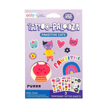 Load image into Gallery viewer, Mini Temporary Tattoos &#39;&#39;Pawsitive Cats&#39;&#39;
