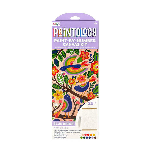 Paintology Paint by Number Canvas Kit ''Blue Birds''
