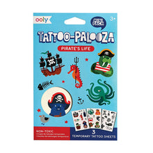 Lade das Bild in den Galerie-Viewer, Mini-Temporäre Tattoos &#39;Piratenleben&#39;

