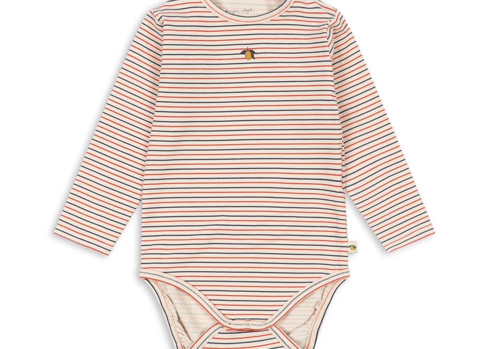 Baby-Body, langärmlig gestreift