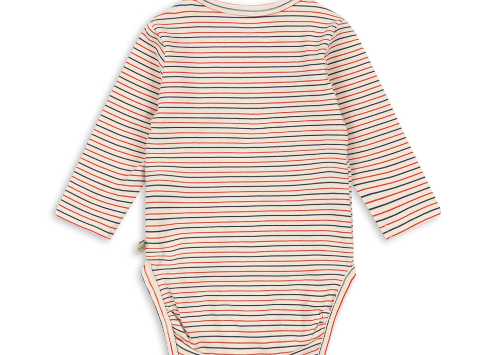 Baby-Body, langärmlig gestreift