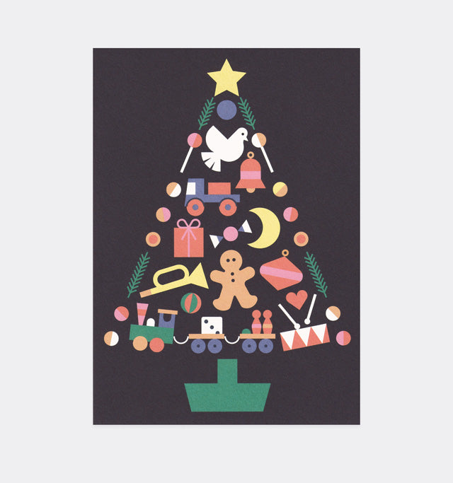 Postcard ''Christmas Tree''