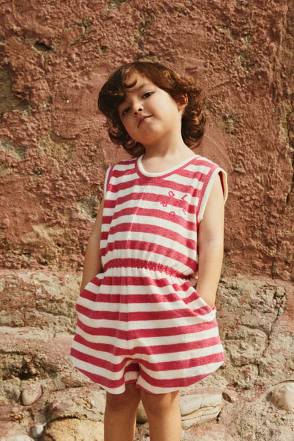 POP Terry Sleeveless Jumpsuit, GOTS