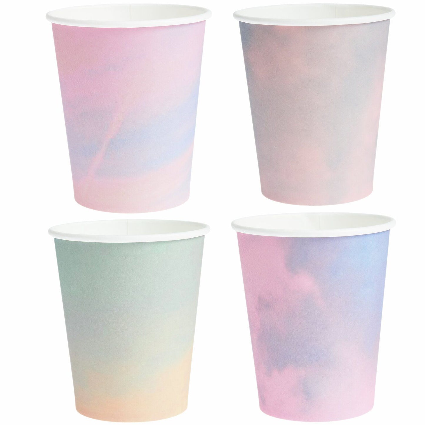 Paper Party Cups ''The Sky is the Limit'', Set of 8