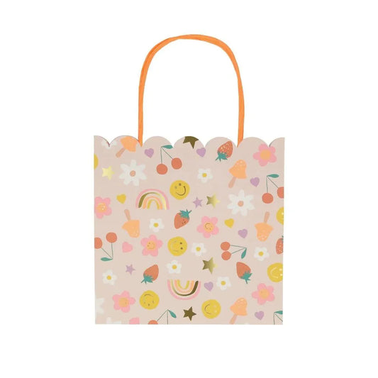 Partytasche, fröhliche Symbole