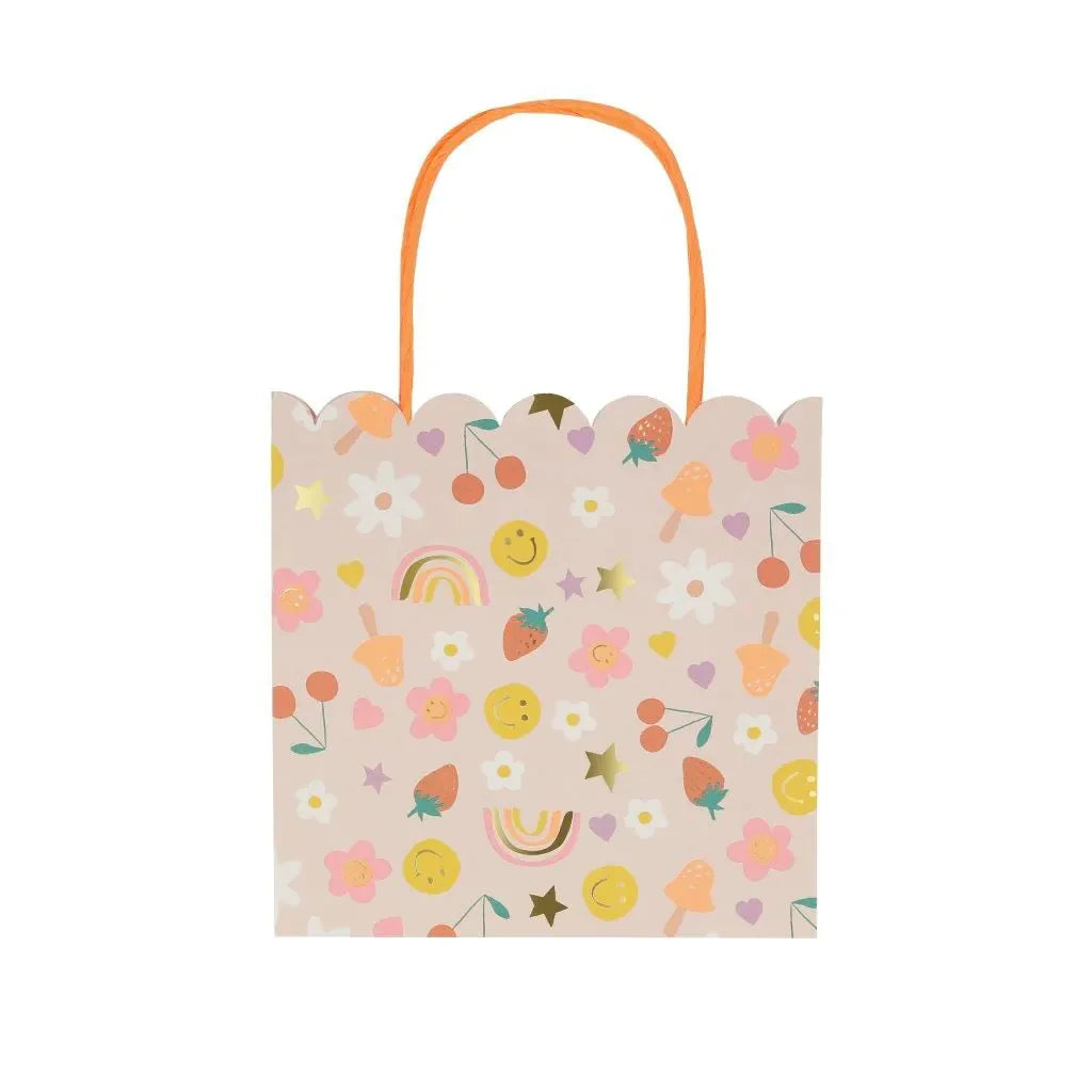 Partytasche, fröhliche Symbole