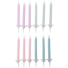 Load image into Gallery viewer, Candles Set &#39;&#39;Pastels&#39;&#39;, Set of 24
