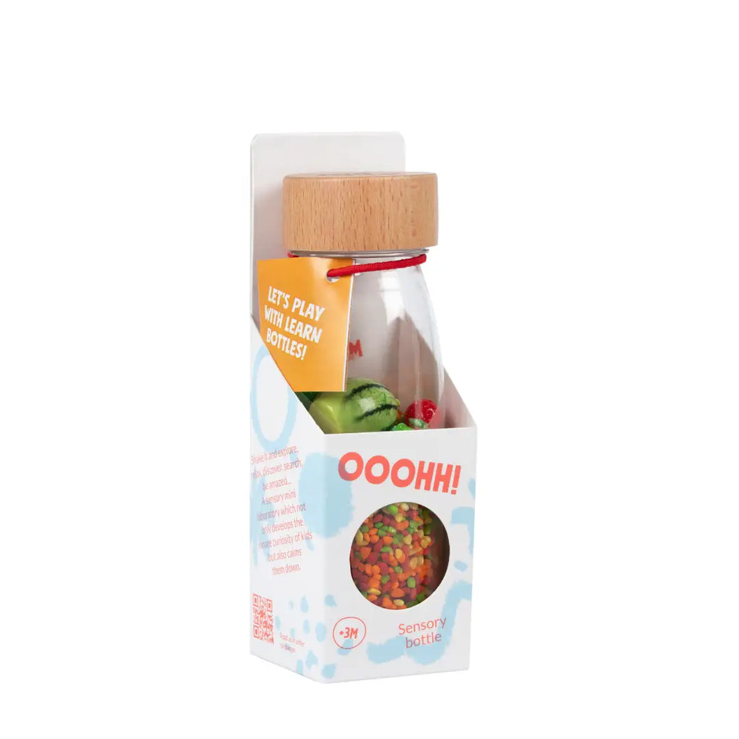 Sensorische Lernflasche, Frucht
