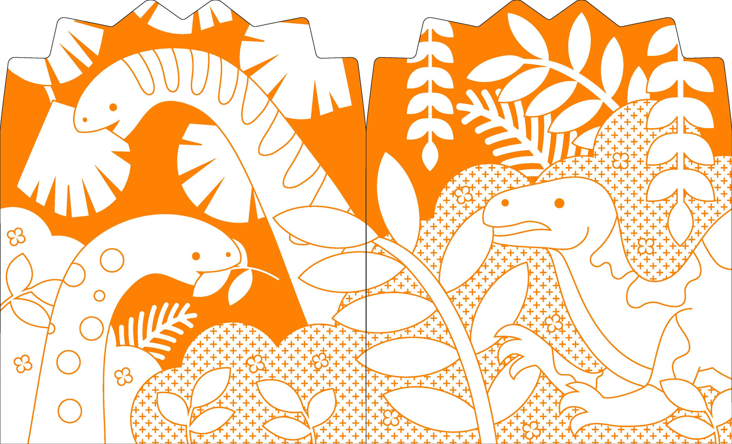 Malbuch mit Aufklebern, Dinosaurier