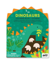 Load image into Gallery viewer, Colouring Book with Sitckers, Dinosaurs
