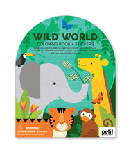 Load image into Gallery viewer, Colouring Book with Sitckers, Wild World

