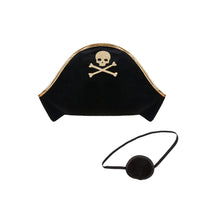 Load image into Gallery viewer, Pirate Hat and Eye Patch
