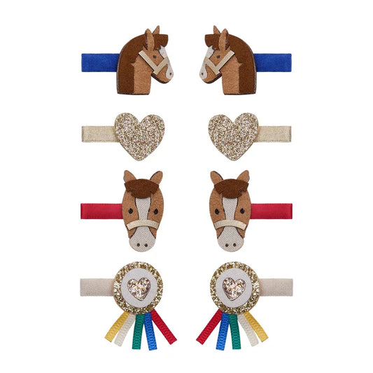 Mini Hair Clips, Pony Show