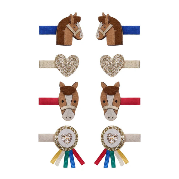 Mini Hair Clips, Pony Show