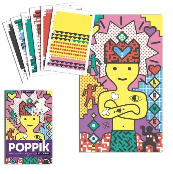 Poppik Sticker Poster, Pop Art