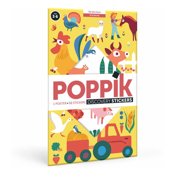 Poppik Discovery Stickers ''Farm''