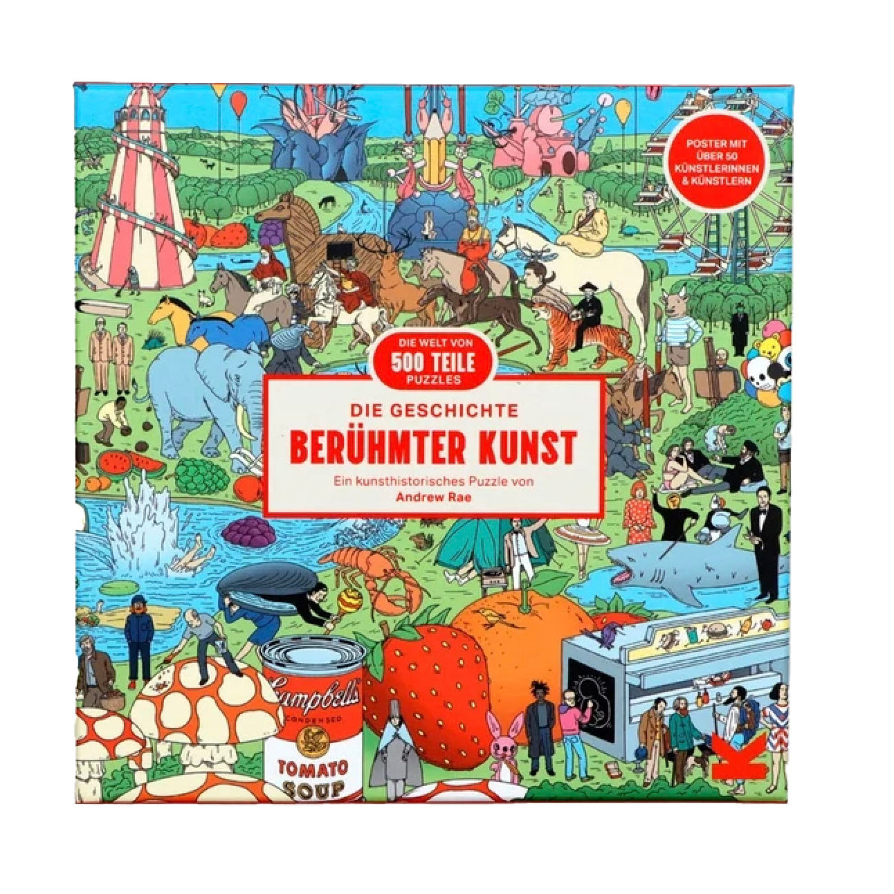 Die Geschichte berühmter Kunst Puzzle, 500 Pieces