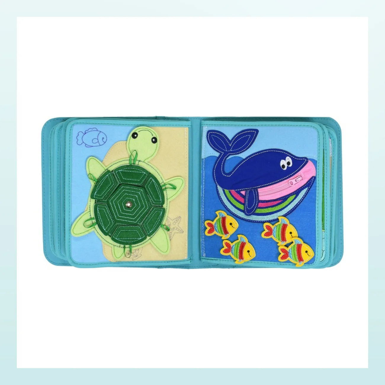 Montessori Book & Backpack Set, Under Water