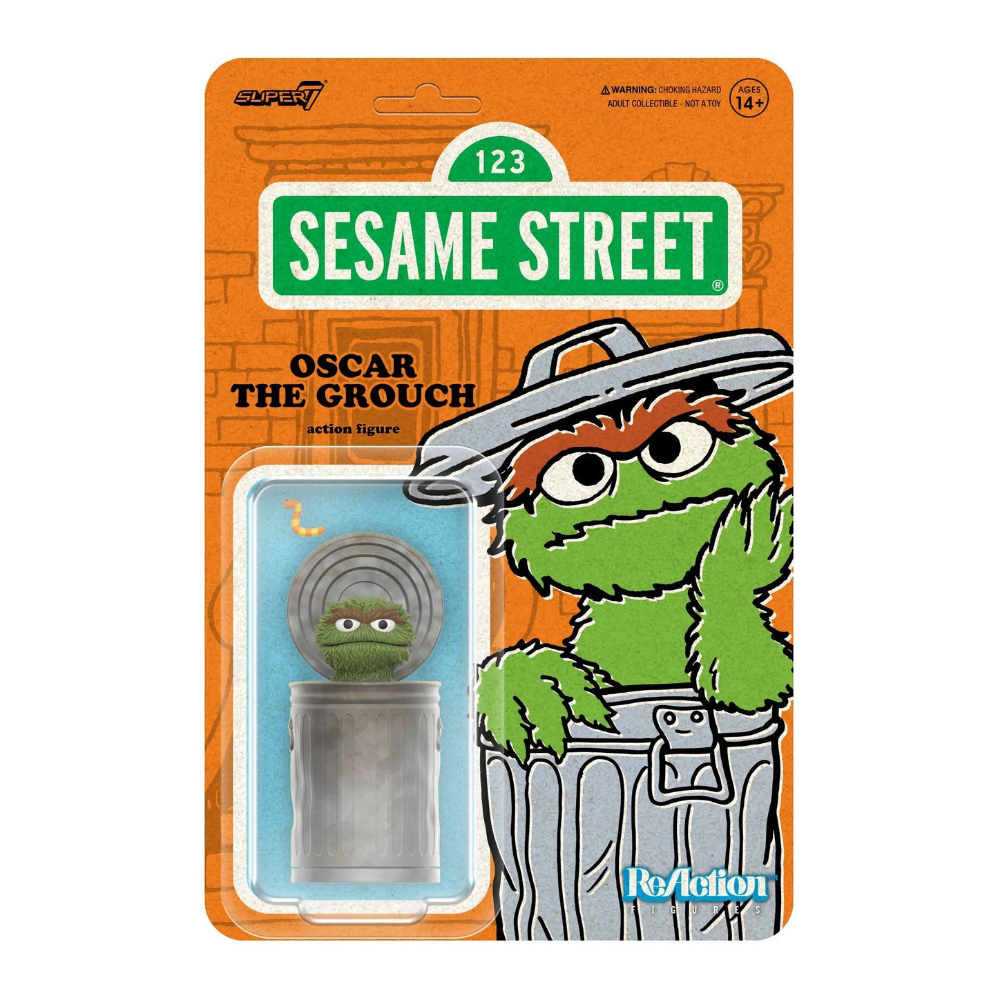Sesamstraße-Reaktionsfigur „Oscar der Grouch“