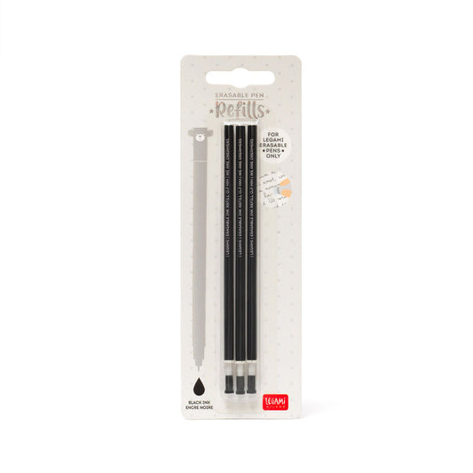Legami Eraseable Gel Pen Refill, Black