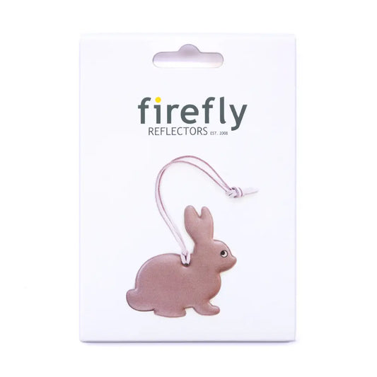 Reflektierender Taschenanhänger „Pink Bunny“