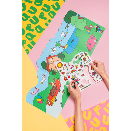 Reusable Sticker Stories, 37 Stickers