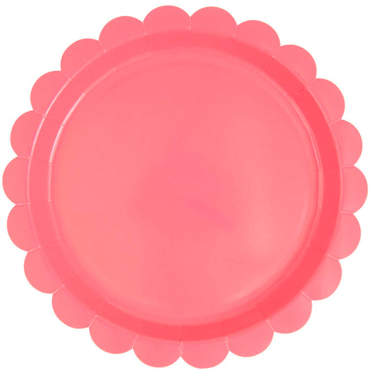 Papier-Partyteller „Rosa“, 23 cm, 8er-Set