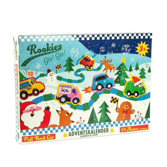 Rookies Advent Calendar, Pull Back Cars