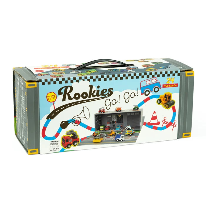 Rookies Carry Road Playset with 24 Vehicles