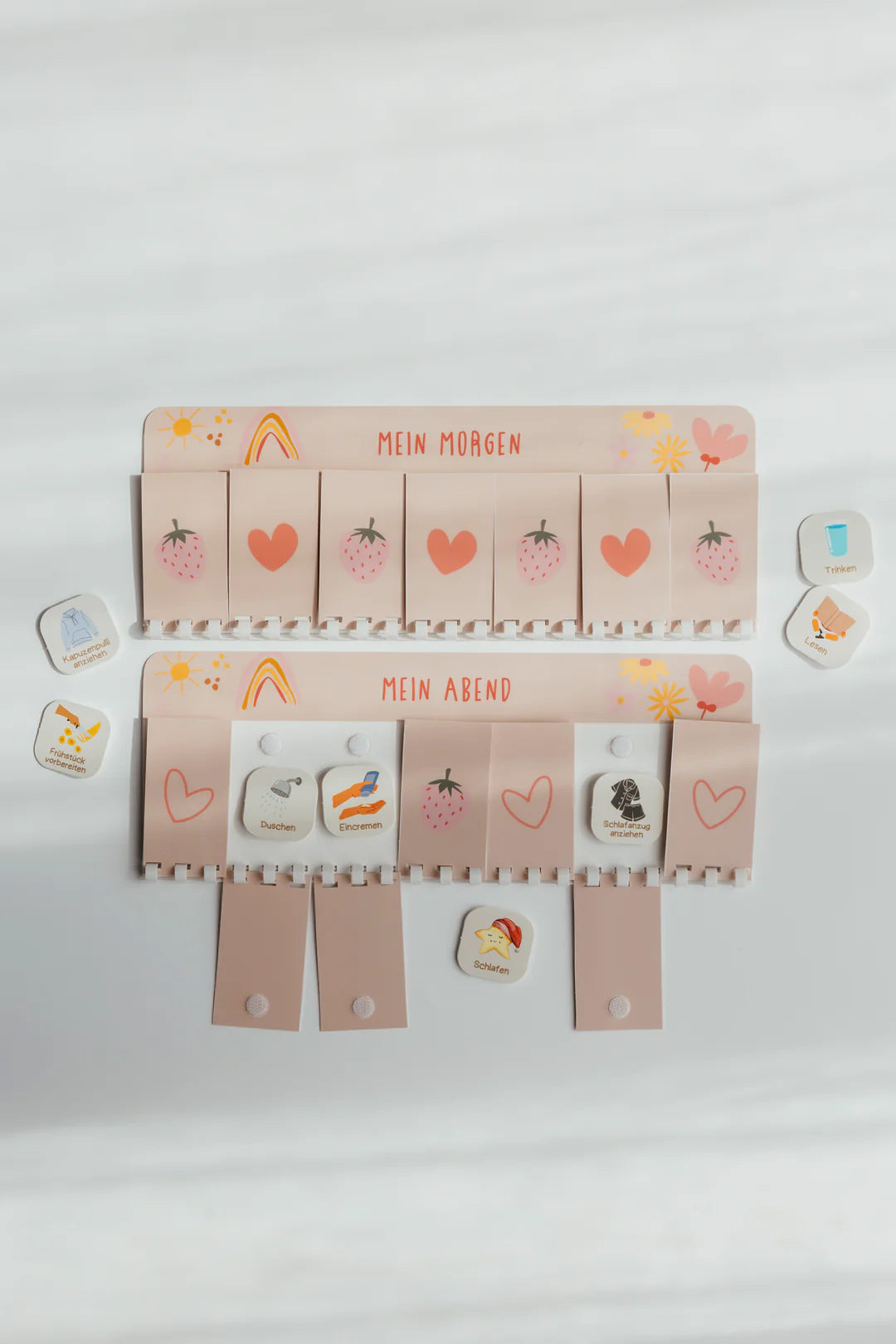Routine-Planer für Kinder inkl. Symbole, Liebe