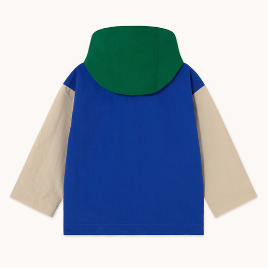 Color Block Jacket, Ultramarine / Dark Emerald