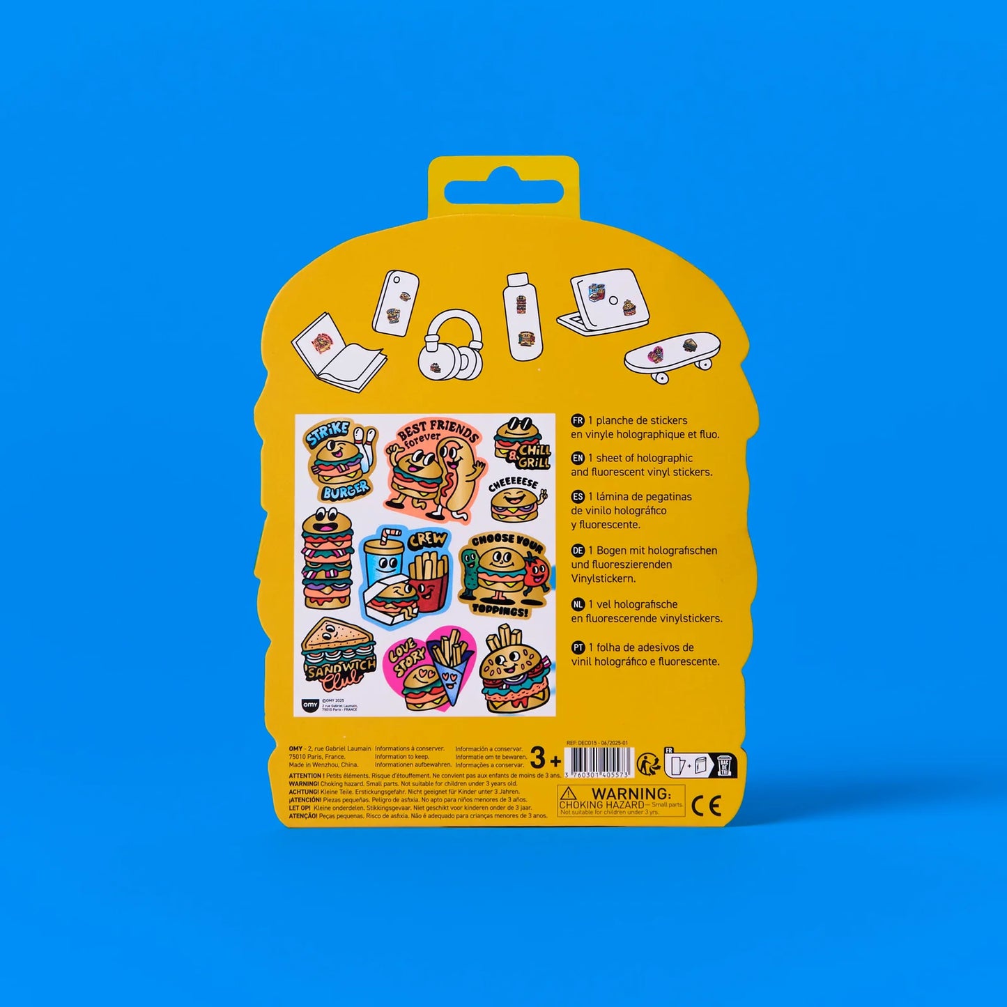 Große fabelhafte Sticker, Burger