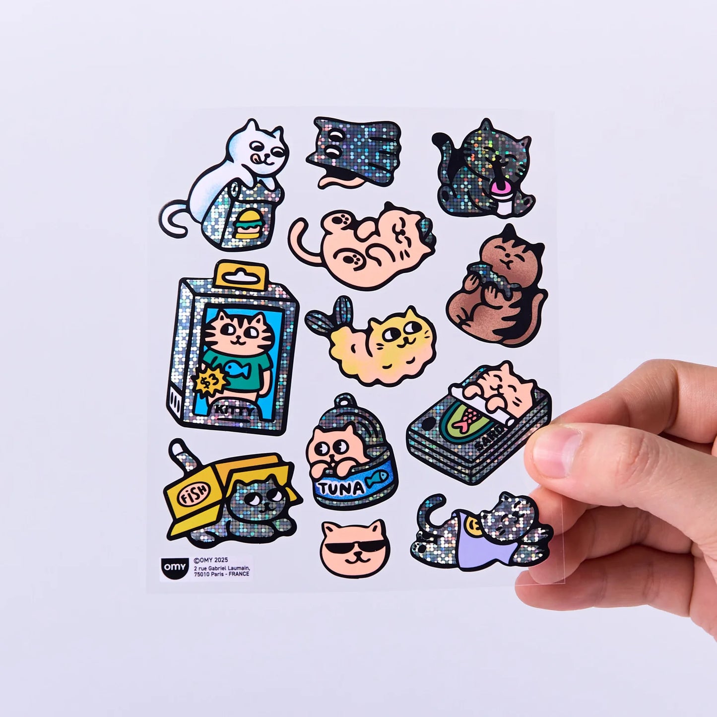 Große fabelhafte Sticker, Kätzchen