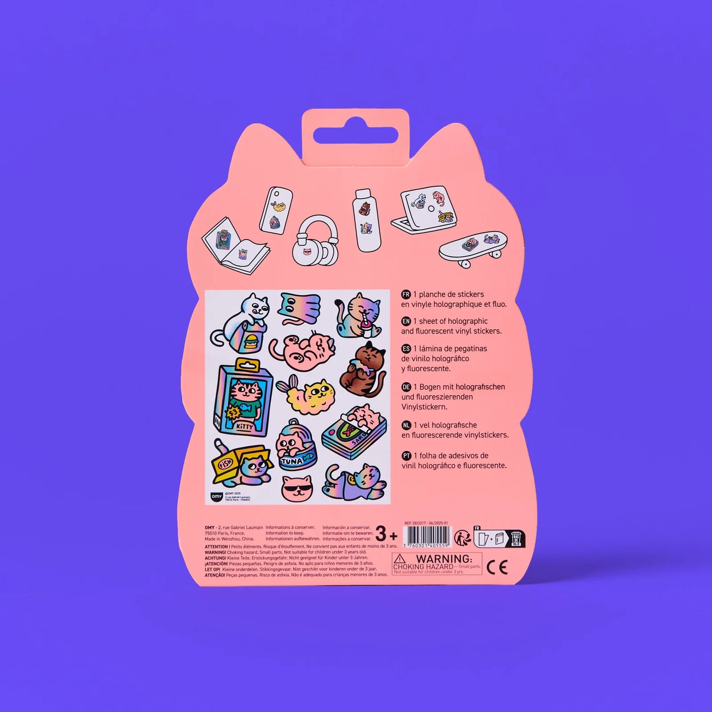 Große fabelhafte Sticker, Kätzchen