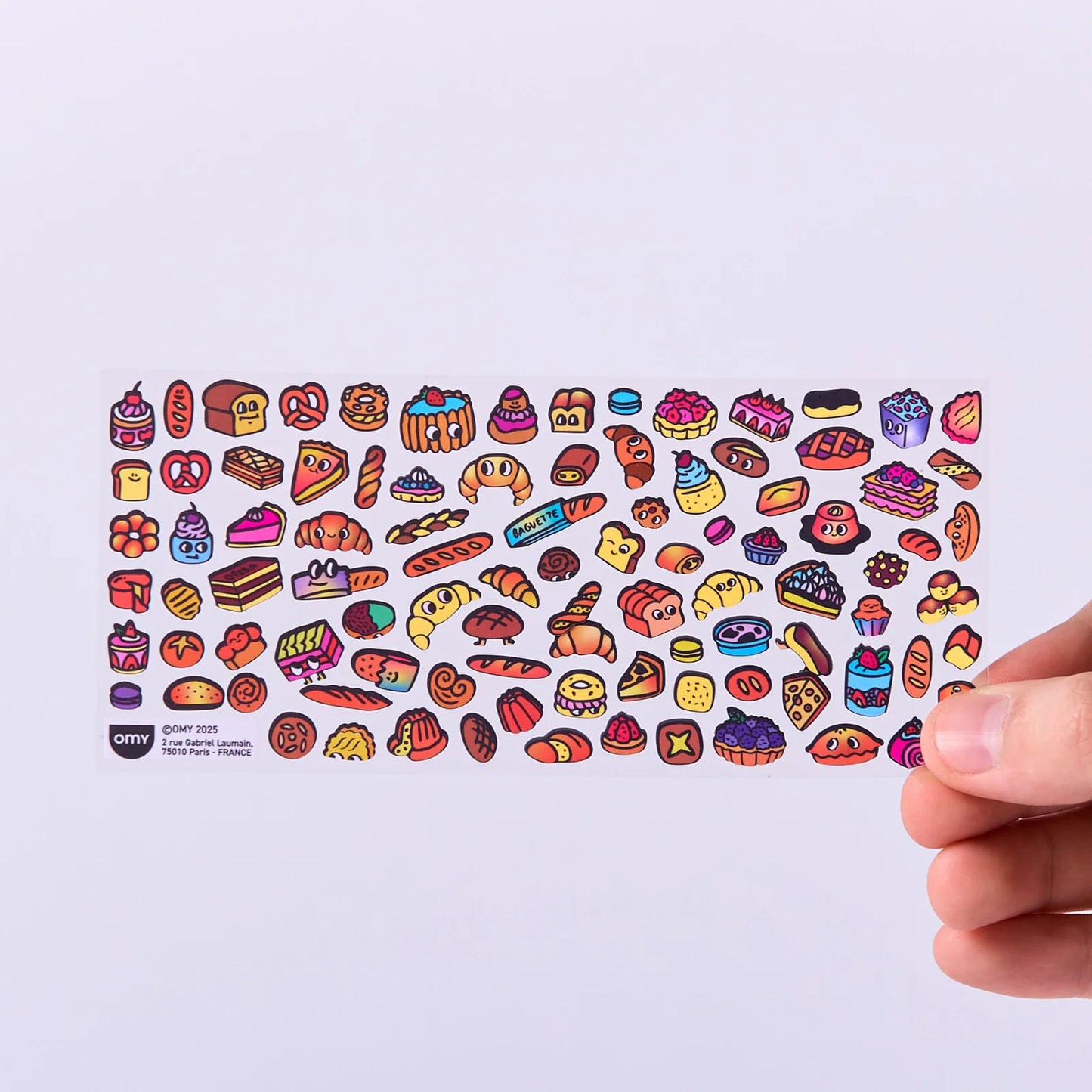 Fabelhaftes Sticker-Set, Französisches Baguette