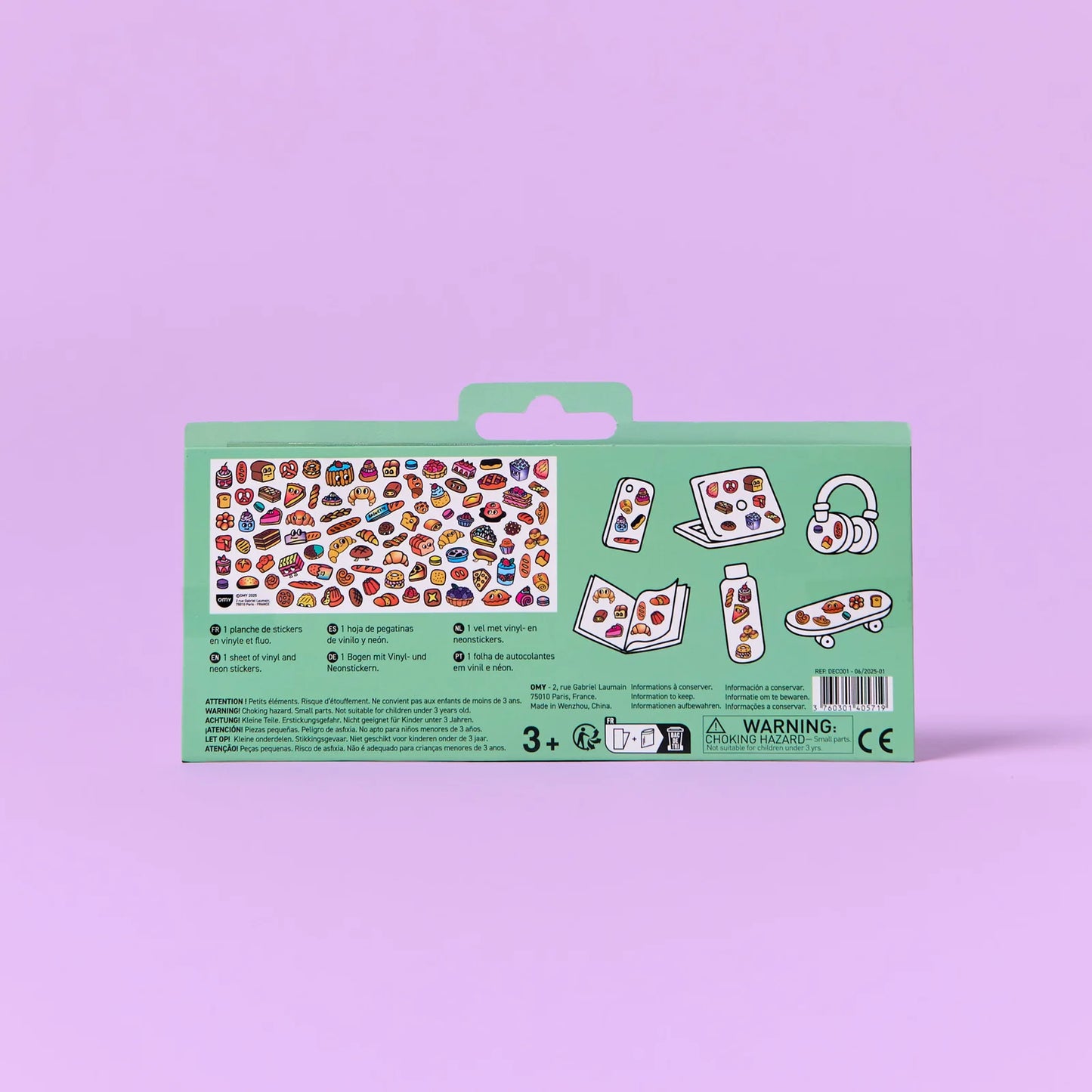 Fabelhaftes Sticker-Set, Französisches Baguette