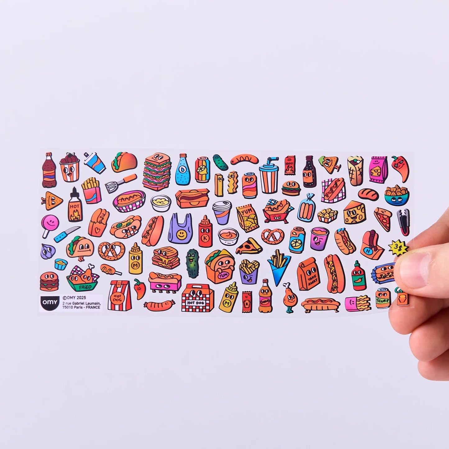 Fabelhaftes Sticker-Set, Hot Dog