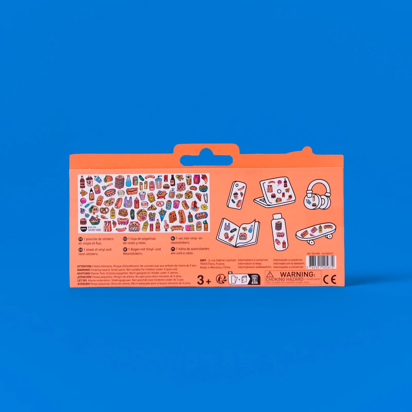 Fabelhaftes Sticker-Set, Hot Dog