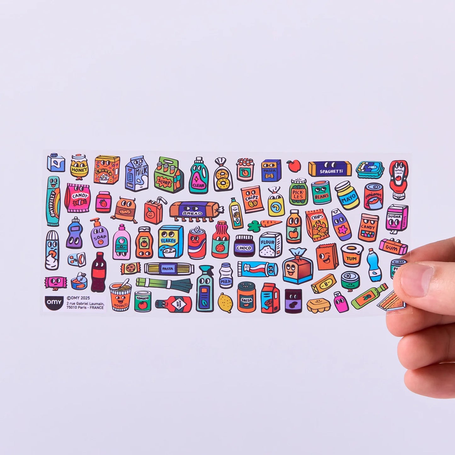 Fabelhaftes Sticker-Set, Supermarkt