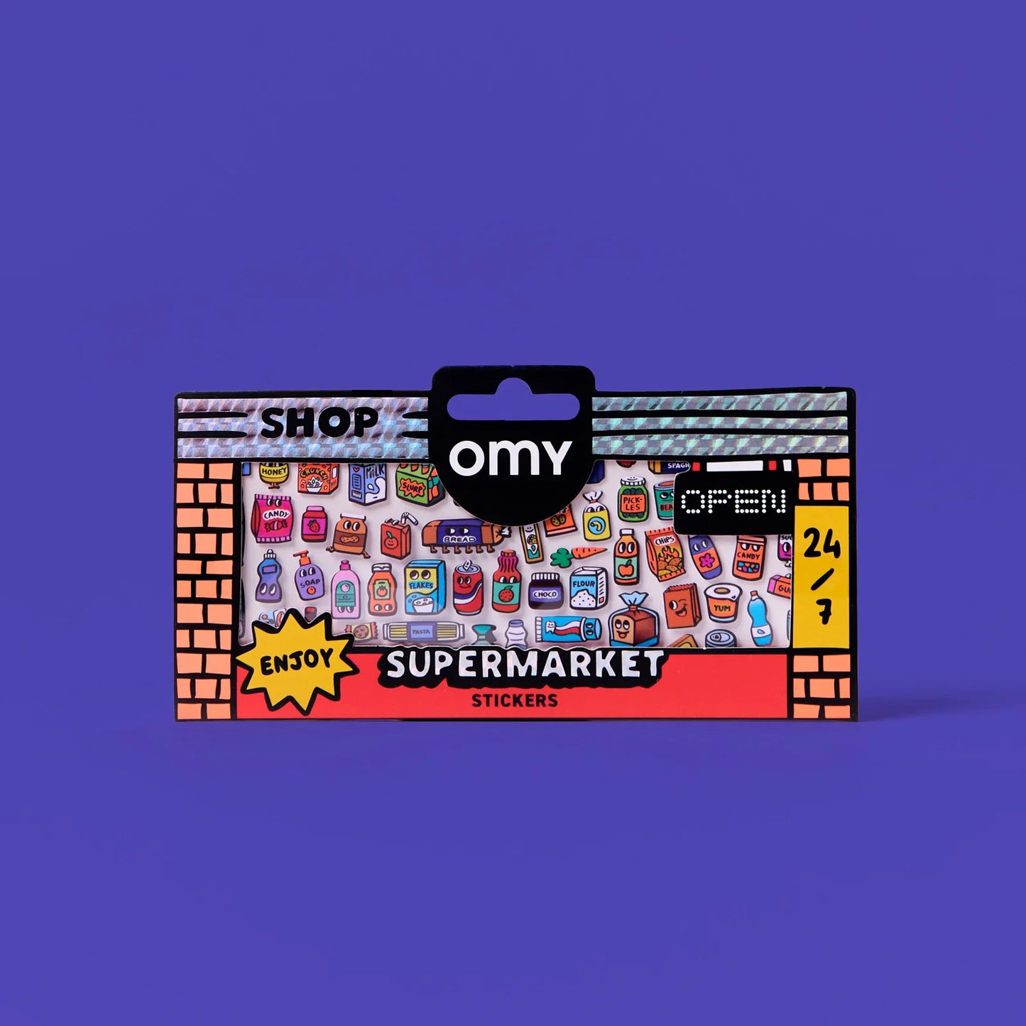 Fabelhaftes Sticker-Set, Supermarkt