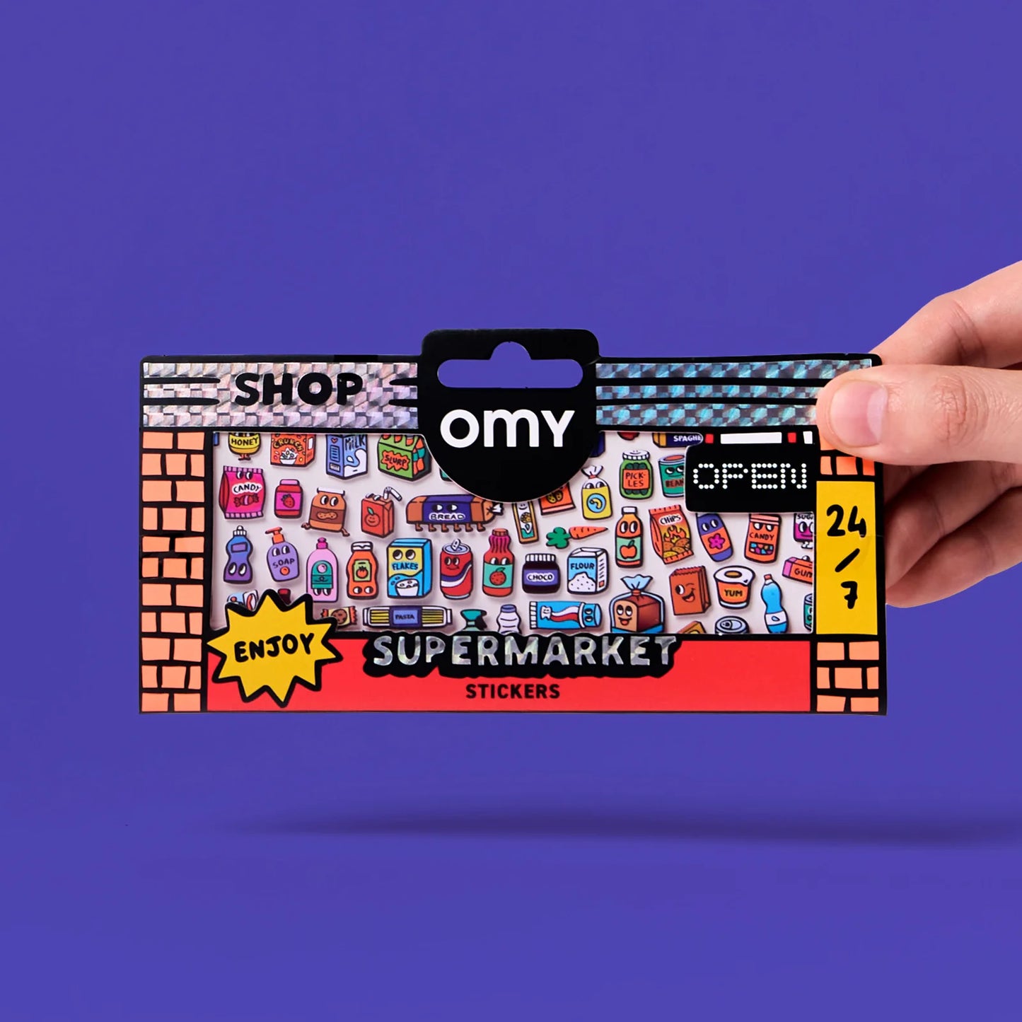 Fabelhaftes Sticker-Set, Supermarkt