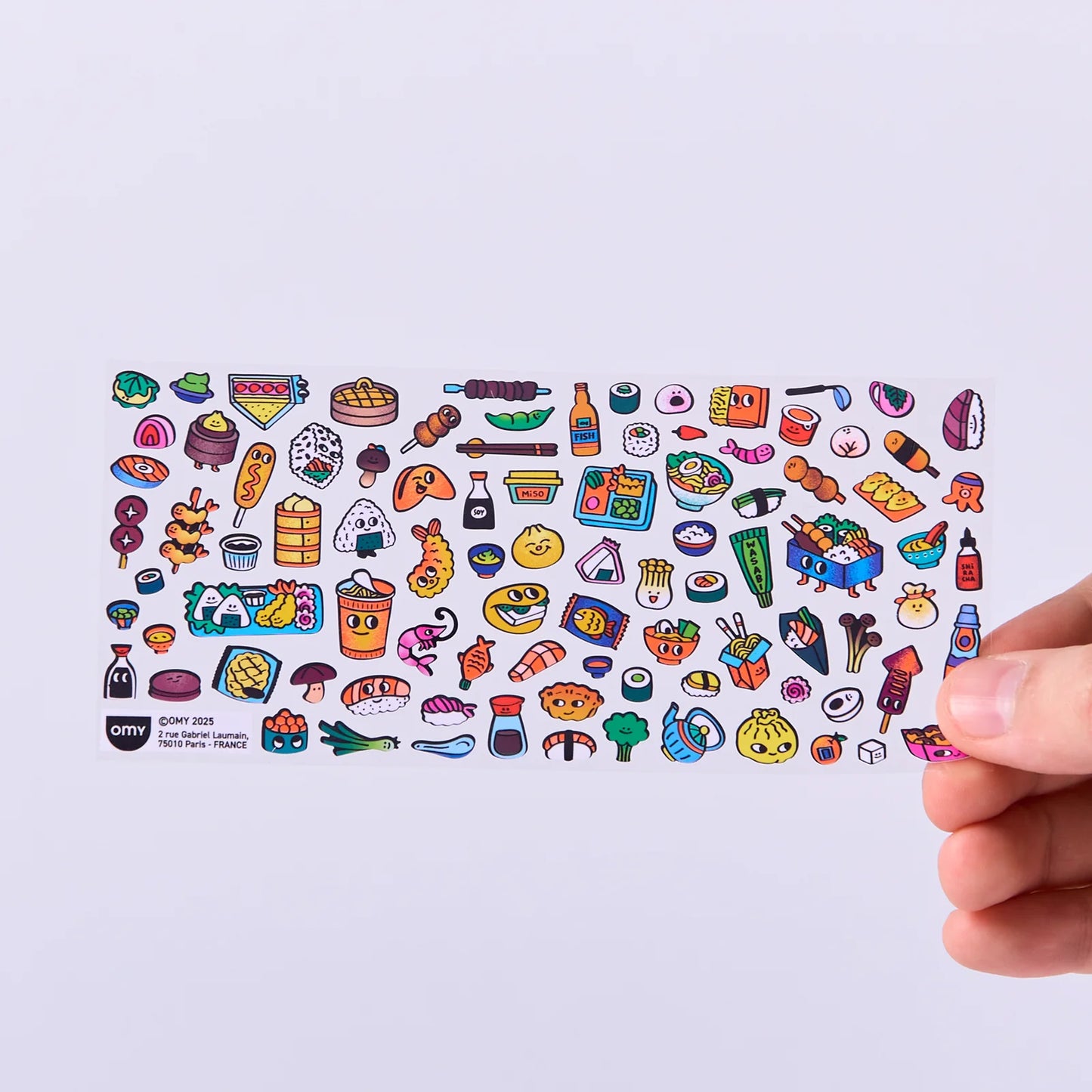 Fabelhaftes Sticker-Set, Boutique Sushi-Laden