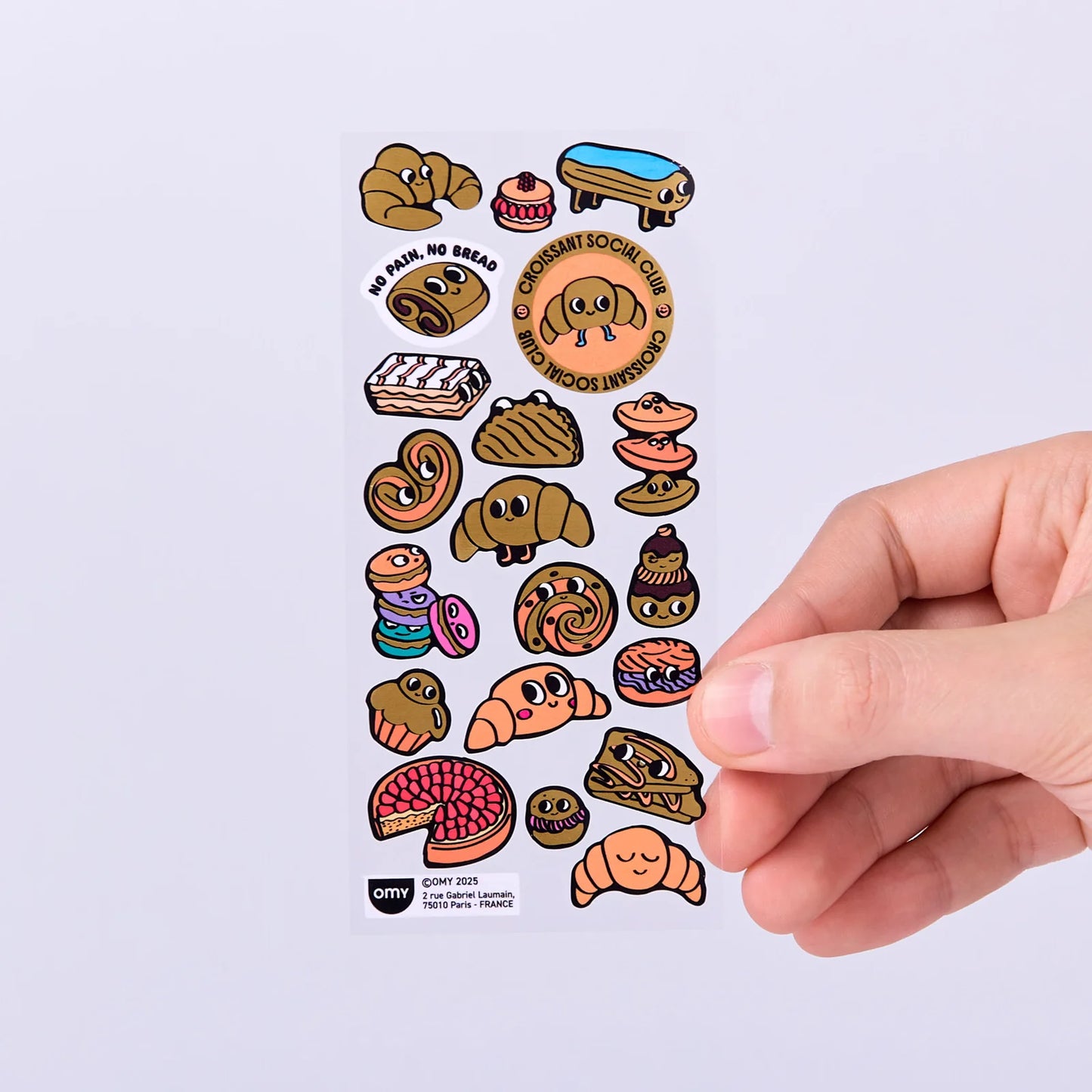Fabulous Sticker Set, Iconic Croissant