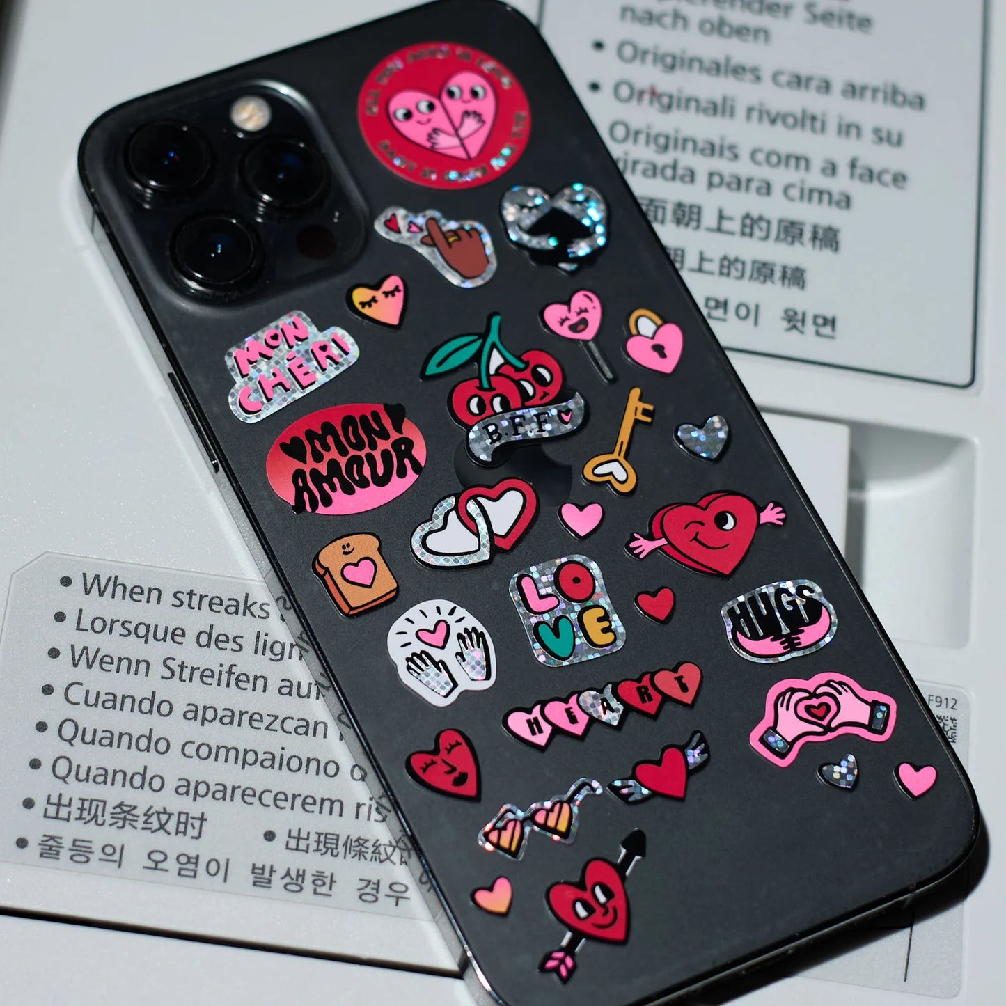 Fabelhaftes Sticker-Set, Ikonische Liebe