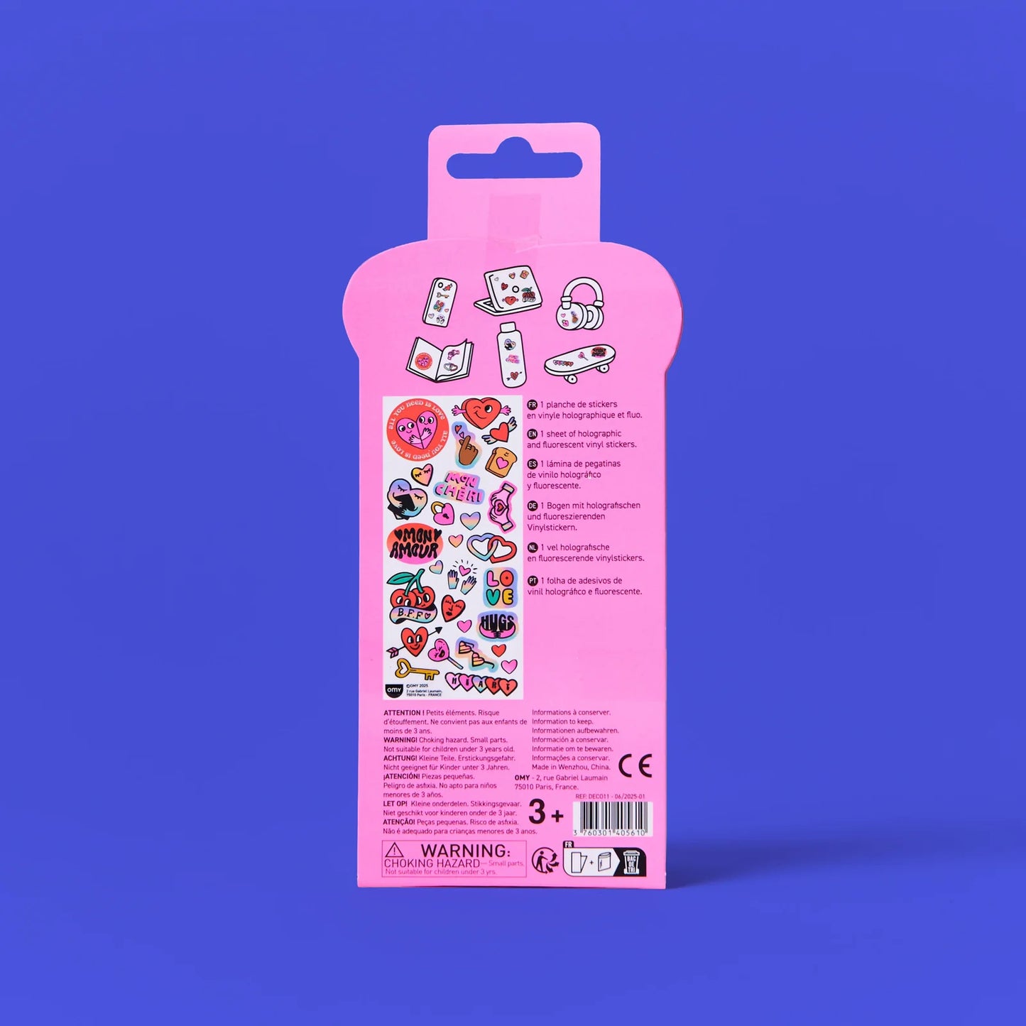 Fabelhaftes Sticker-Set, Ikonische Liebe