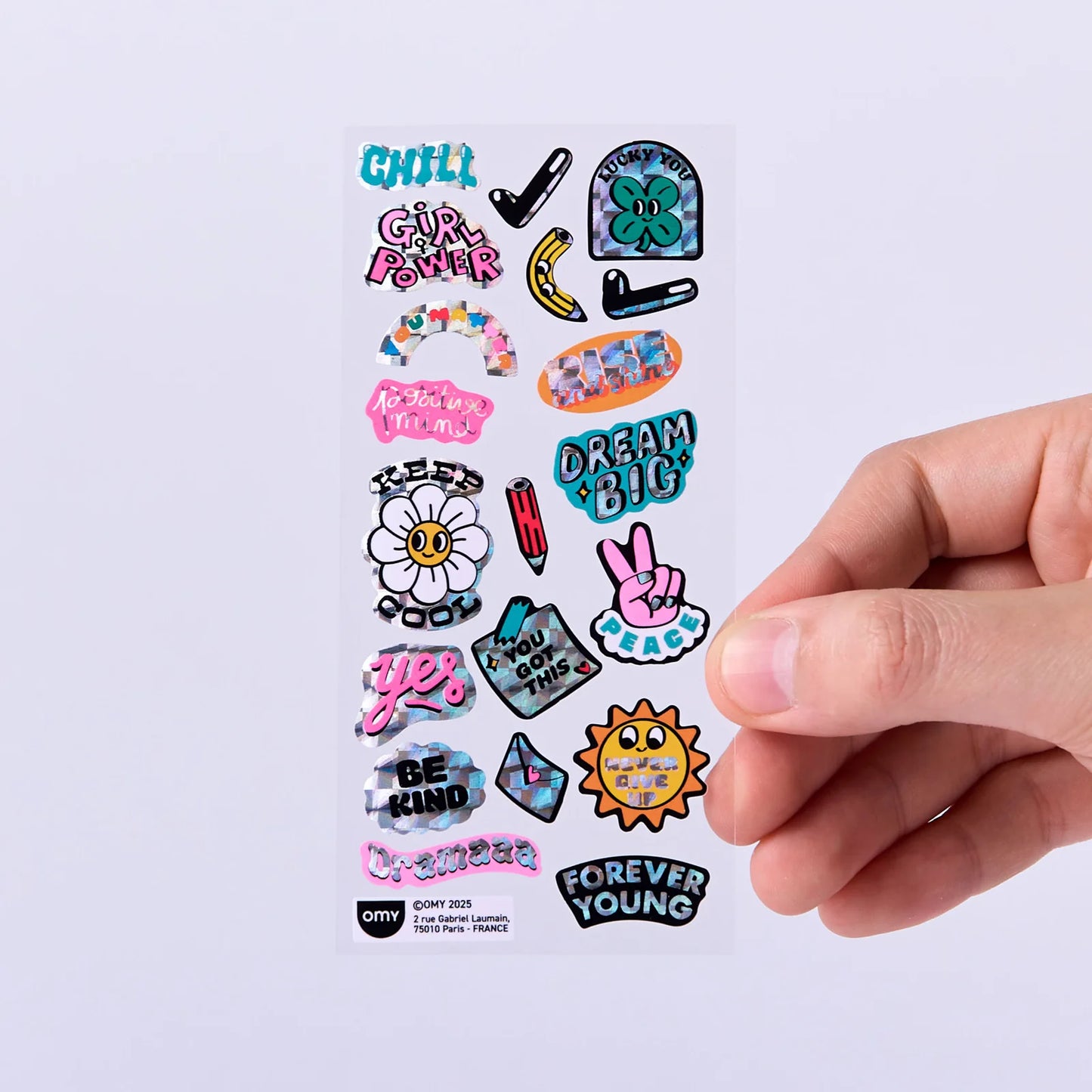 Fabelhaftes Sticker-Set, Ikonische Botschaften