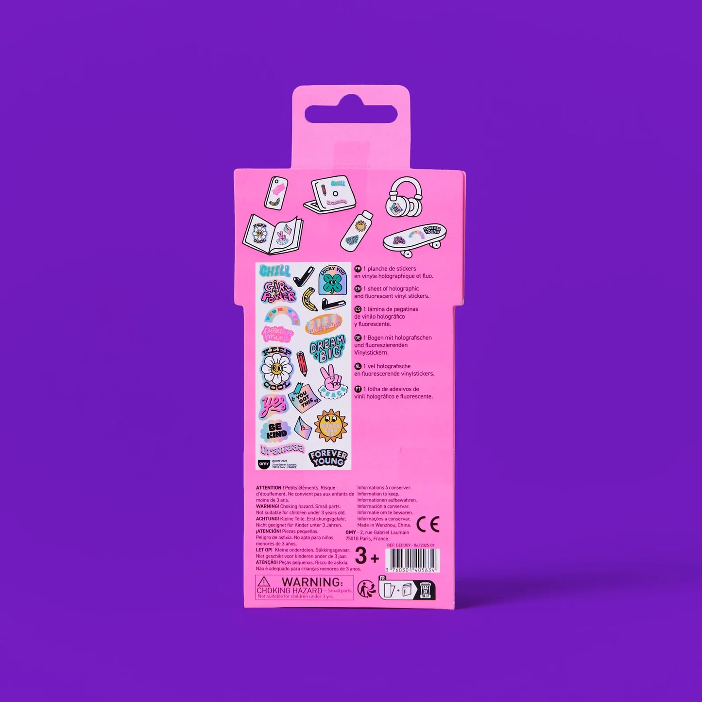 Fabelhaftes Sticker-Set, Ikonische Botschaften